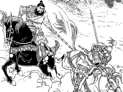 尉遲恭單鞭救主